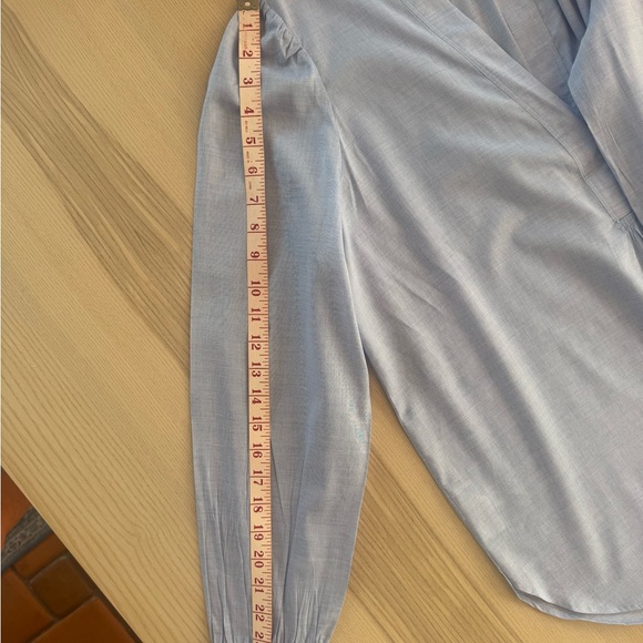 LOFT Blue Blouse - Picture 4 of 6